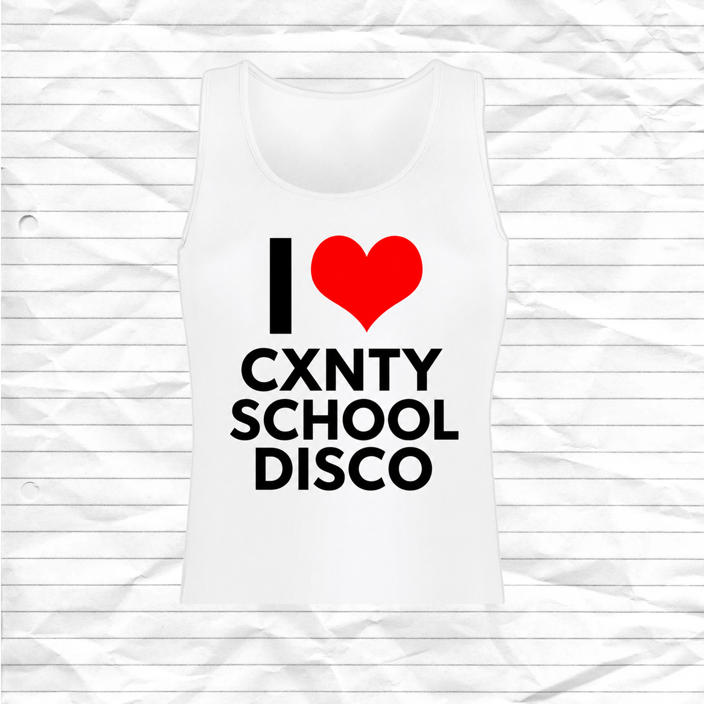 I <3 THE CXNTY SCHOOL DISCO Vest