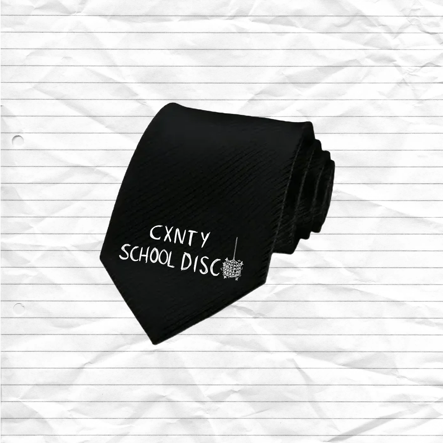 Cxnty School Disco Tie