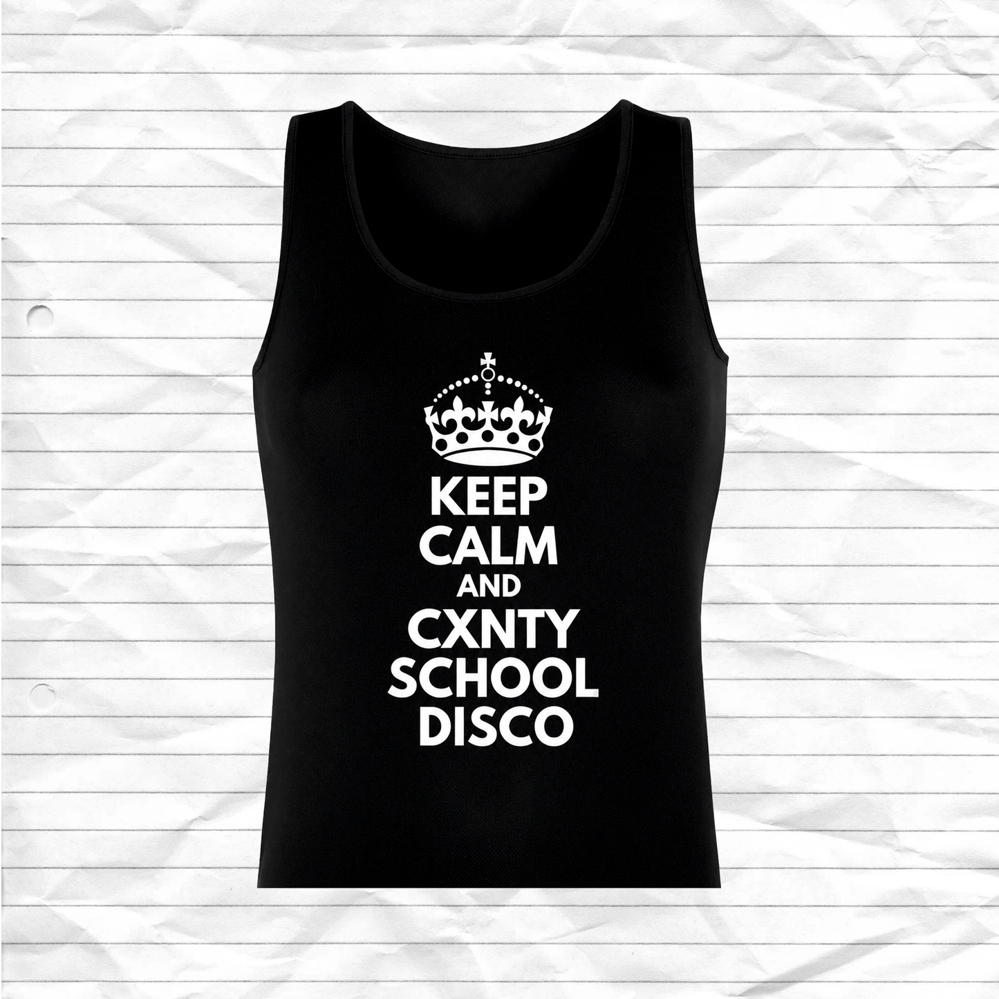 KEEP CALM AND CXNTY SCHOOL DISCO Vest