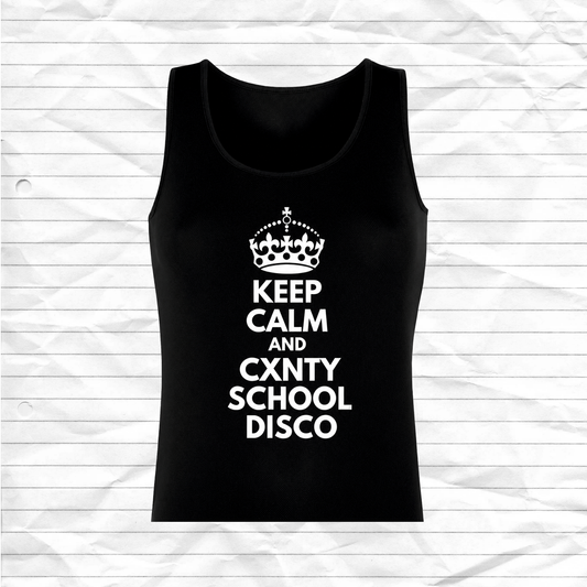 KEEP CALM AND CXNTY SCHOOL DISCO Vest